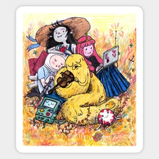 Adventure Time picnic Sticker